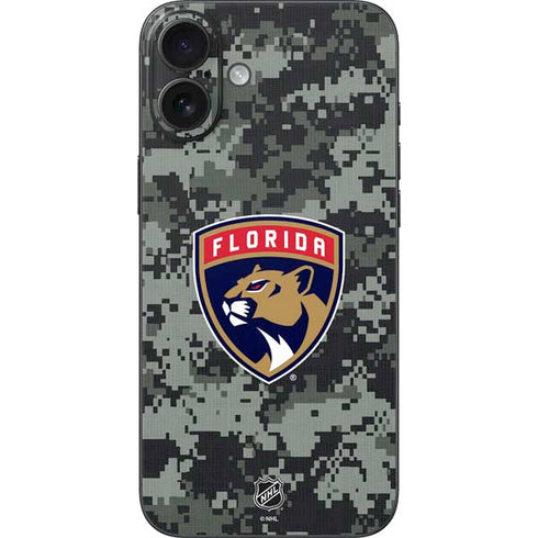 NHL Florida Panthers Camo iPhone 16 Plus Skin
